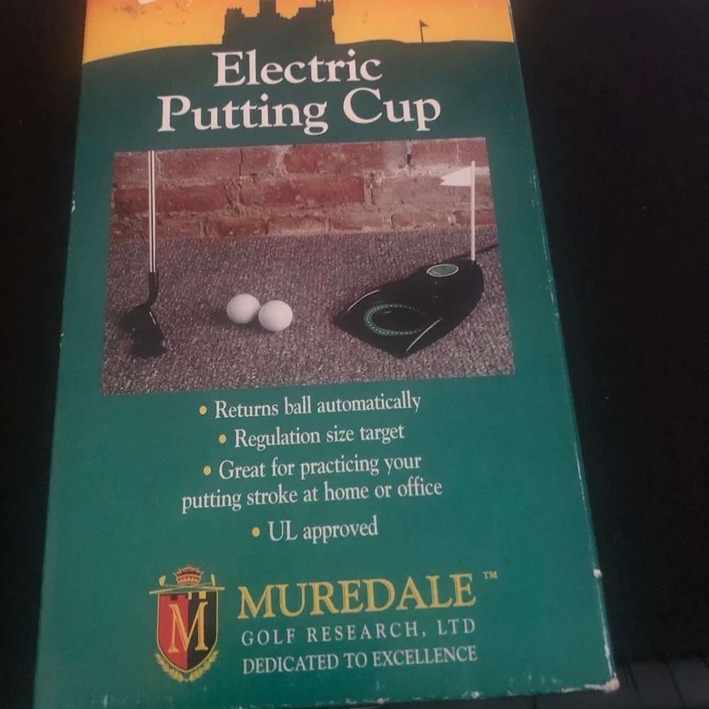 Muredale Electric Putting Cup Indoor Putting Practice- 120A $30 or $25 w/offer
